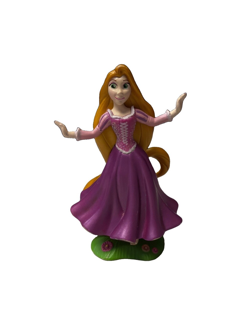 Princess Rapunzel Tangled Long Hair Cake Topper PVC Figure Collectible Toy 4”